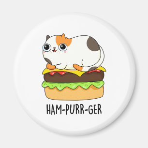 Íman Ham-Purr-Ger Gatinho Gatinho Gatinho Hambúrguer P