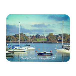 Íman Hamble Le Rice Waters Edge Hampshire Foto