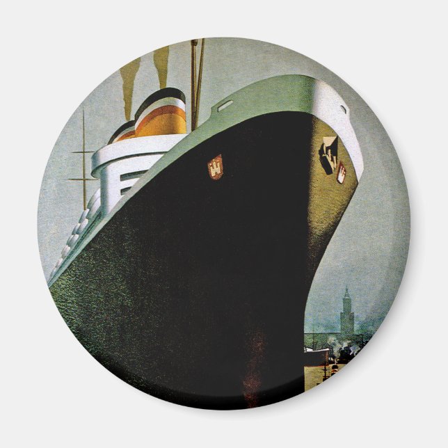 Íman Hamburg-Amerika Line (Frente)