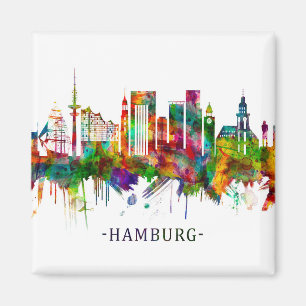 Íman Hamburg Germany Skyline