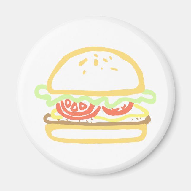 Íman Hamburger Vestido (Frente)