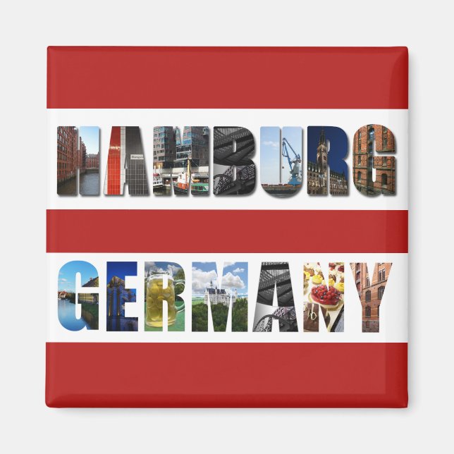 Íman Hamburgo Alemanha (Frente)