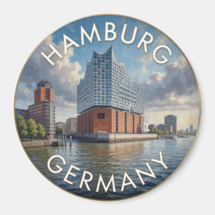 Íman Hamburgo Alemanha Elbphilharmonie Cena do Rio  