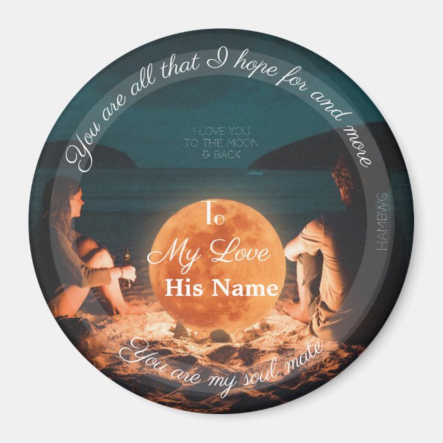 Íman HAMbyWG - Amo-Te À Lua E Volta (Frente)