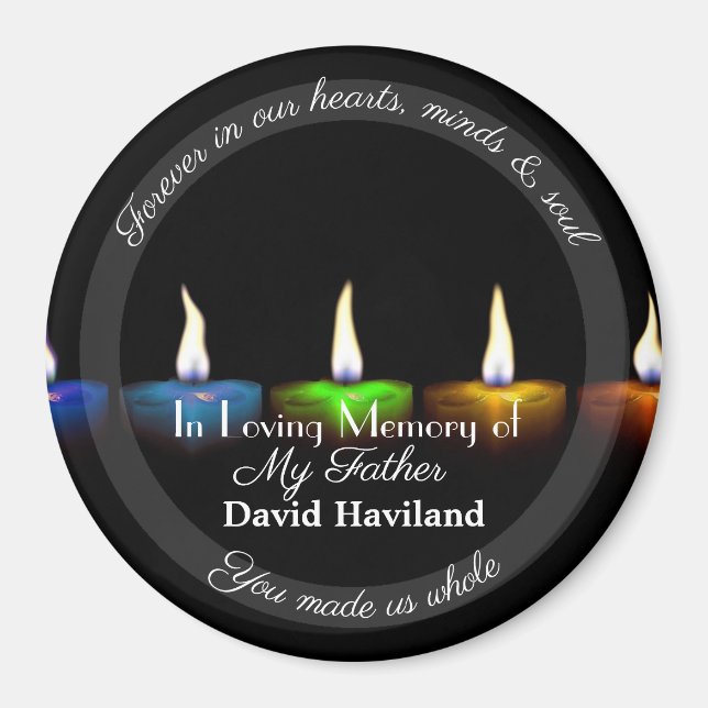 Íman HAMbyWG - Estilhaço de Vela com texto (Frente)