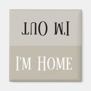 Íman HAMbyWG - Estou em casa - Estou fora do ímã