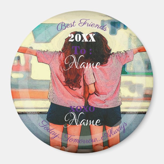 Íman HAMbyWG - Melhores amigos ou irmãs (Frente)