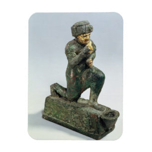Íman Hammurabi, rei de Babylon, praying antes de um