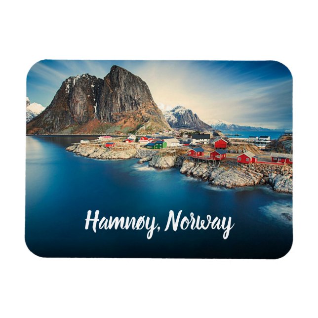 Íman Hamnøy Norway estilized Magnet (Horizontal)