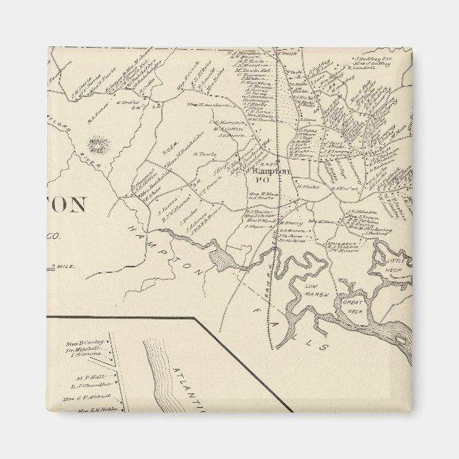 Íman Hampton, Hampton Beach (Frente)