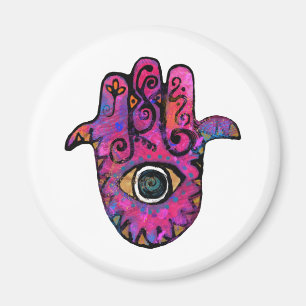 ÍMAN ** HAMSA COR-DE-ROSA **