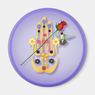 Íman Hamsa e ímãs das flores