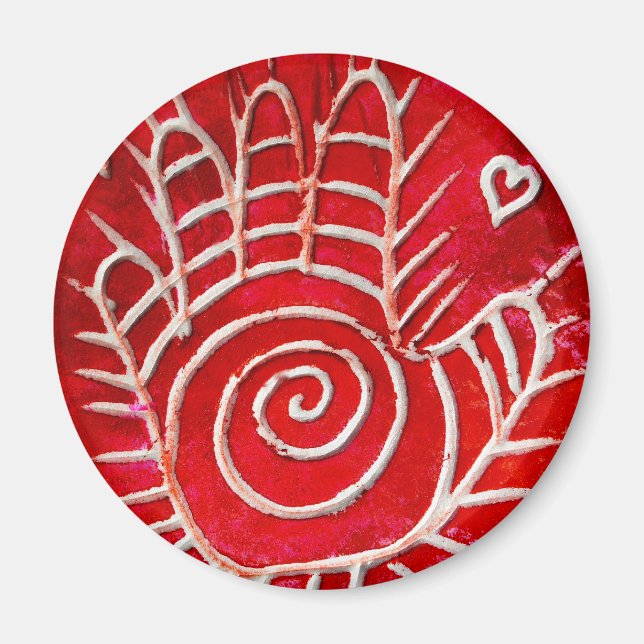 Íman Hamsa/Mão de cura/Mão de Fátima (Frente)