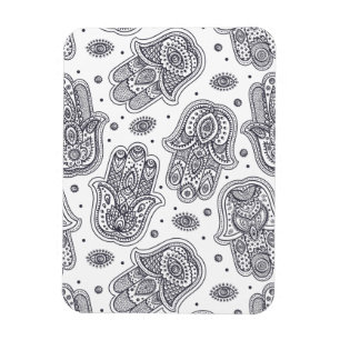 Íman Hamsa tirado mão inspirado