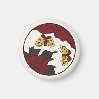 Íman Hanafuda "Botan-ni-chou"