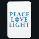 Íman Hanakkah - Luz do Amor pela Paz<br><div class="desc">Esta Paz,  Amor. A luz apresenta a Estrela de David e é perfeita para o feriado de Chanucá.</div>