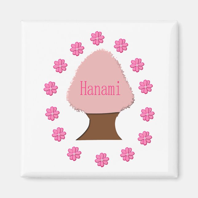 Íman Hanami - Árvore de Cereja Japonesa (Frente)