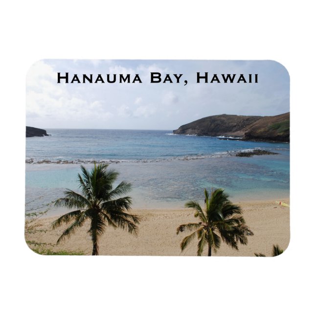 Íman Hanauma Bay Beach, Hawaii Magnet (Horizontal)