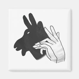 Íman Hand Silhouette Billy Goat