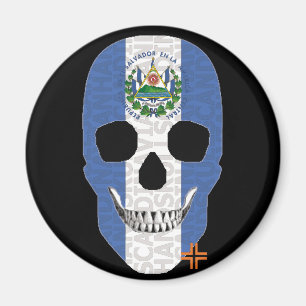 Íman HANDSKULL El Salvador à volta do ímãB2