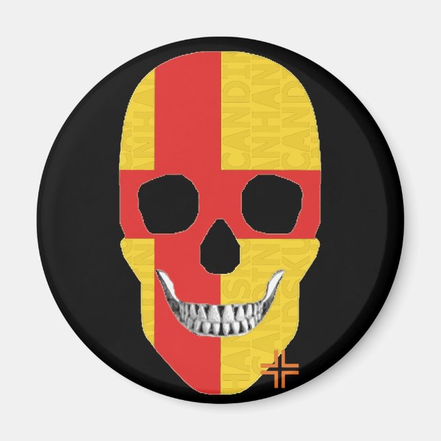 Íman HANDSKULL Kalmar Magneta B2 (Frente)