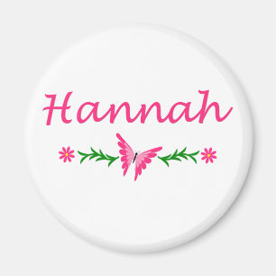 Íman Hannah (borboleta cor-de-rosa)
