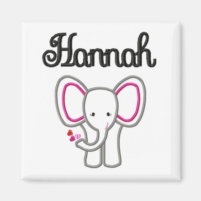 Íman Hannah Elephant Magnet (Frente)