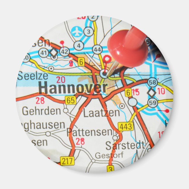 Íman Hannover, Hanover, Alemanha (Frente)