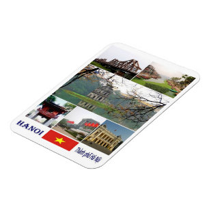 Íman Hanói - Mosaico - Vietname - Magnet