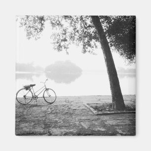 Íman Hanoi Vietnã, Bicicleta e Lago Bay Mau Parque Leni