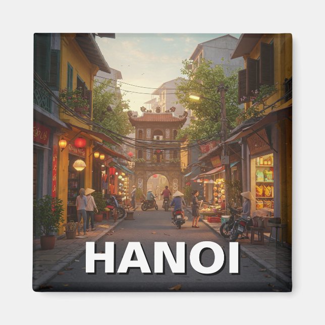 Íman Hanoi Vietnam Viagem (Frente)