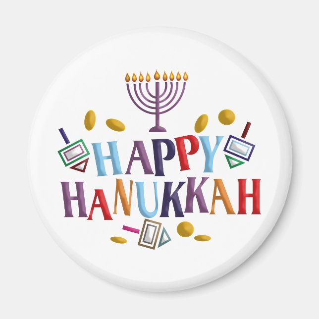 Íman Hanukkah feliz (Frente)