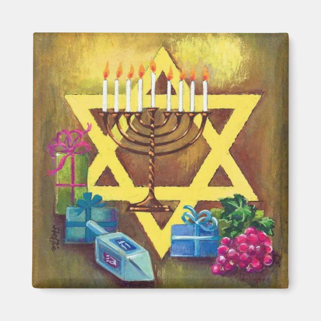 Íman Hanukkah Magnet (Frente)