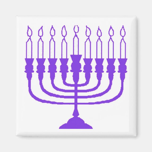 Íman Hanukkah Menorah (Frente)