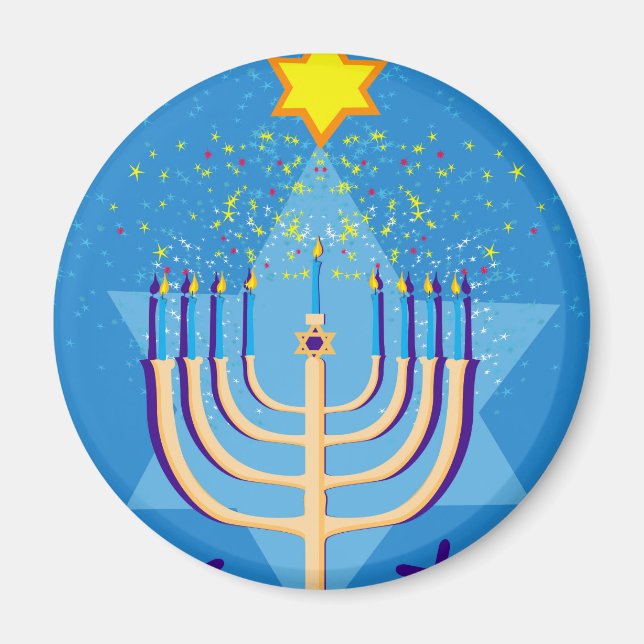 Íman hanukkah menorah (Frente)