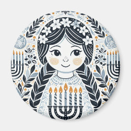 Íman Hanukkah Sameach Brilliance Magnet: Ilumine você