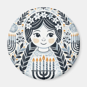 Íman Hanukkah Sameach Brilliance Magnet: Ilumine você