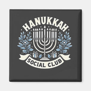 Íman Hanukkah Social Club Engraçado Judeu Hanukkah