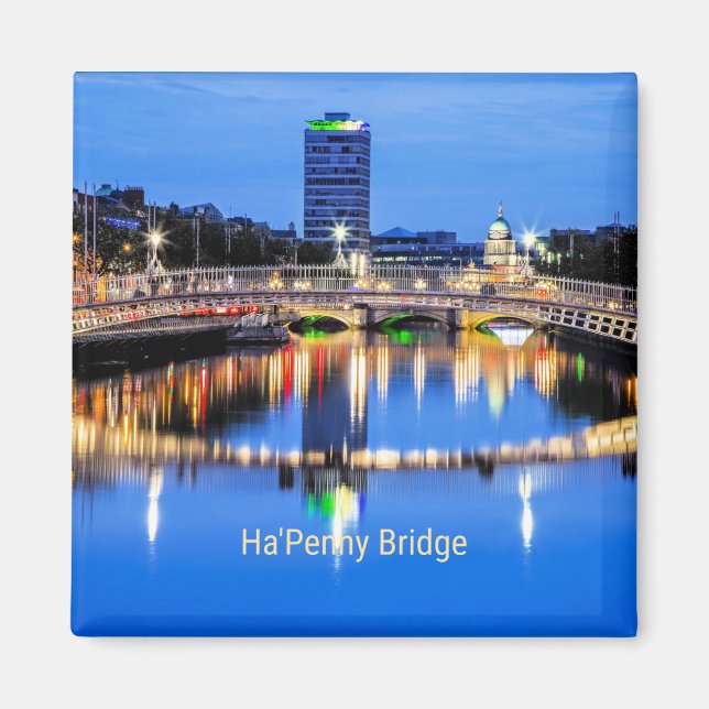 Íman Ha'Penny Bridge, Dublin, Irlanda (Frente)