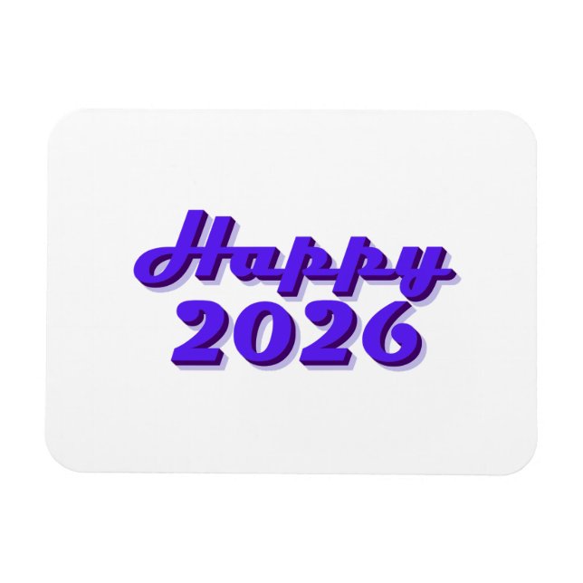 Íman Happy 2026 (Horizontal)