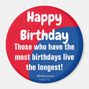 Íman Happy Birthday Refrigerator Magnet