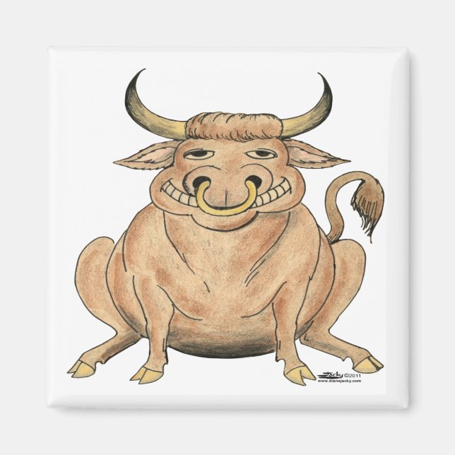 Íman Happy Bull (Frente)