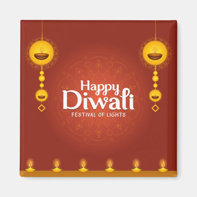 Íman Happy Diwali (Frente)