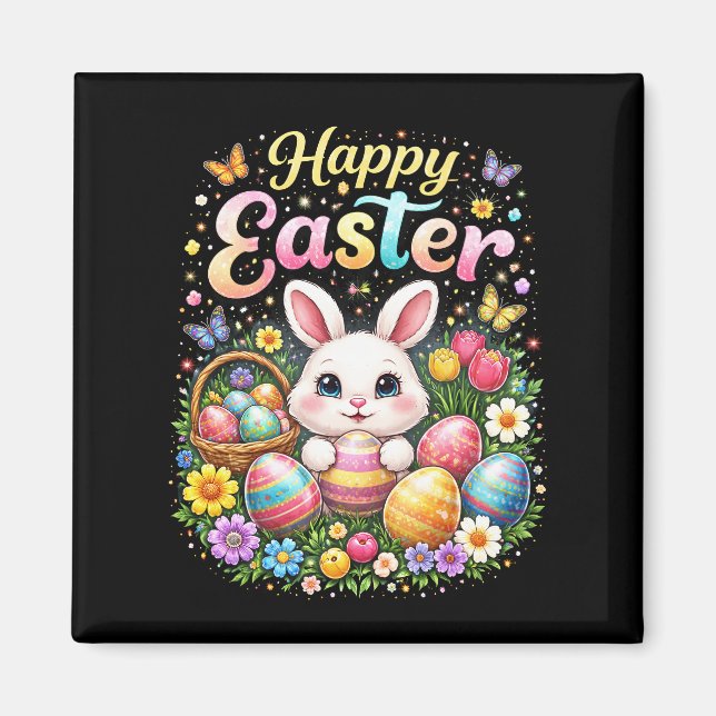 Íman Happy Easter Little Bunny (Frente)