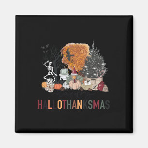 Íman Happy Hallothanksmas Skeleton Turquia Christmas Ha