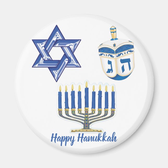Íman Happy Hanukkah (Frente)