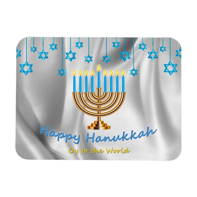Íman Happy Hanukkah (Horizontal)