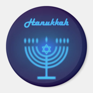Íman Happy Hanukkah Festival Menorah Logo
