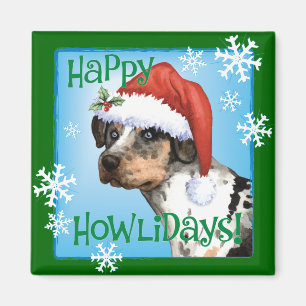 Íman Happy Howliday Catahoula