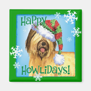 Íman Happy Howlidays Briard